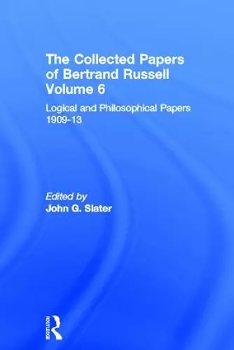 The Collected Papers of Bertrand Russell, Volume 6 cover