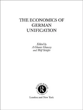 The Economics of German Unification cover