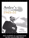 Attlee's Labour Governments 1945-51 cover