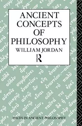 Ancient Concepts of Philosophy cover