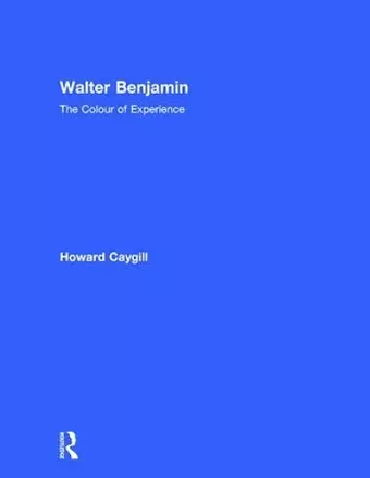 Walter Benjamin cover