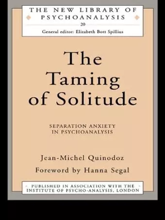 The Taming of Solitude cover