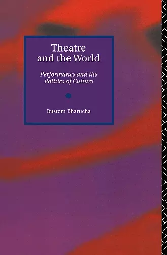 Theatre and the World cover