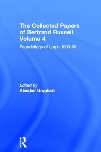 The Collected Papers of Bertrand Russell, Volume 4 cover