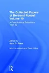 The Collected Papers of Bertrand Russell, Volume 10 cover