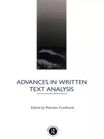 Advances in Written Text Analysis cover