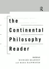 The Continental Philosophy Reader cover