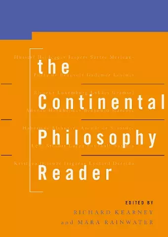 The Continental Philosophy Reader cover