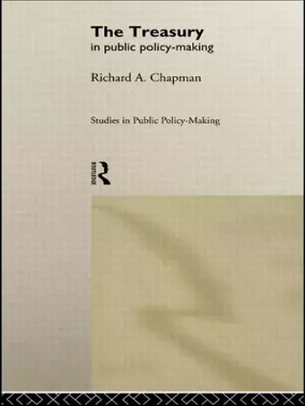 The Treasury in Public Policy-Making cover