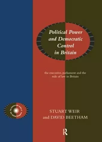 Political Power and Democratic Control in Britain cover