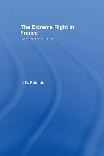 The Extreme Right in France cover