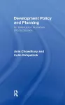 Development Policy and Planning cover