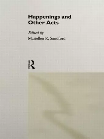 Happenings and Other Acts cover