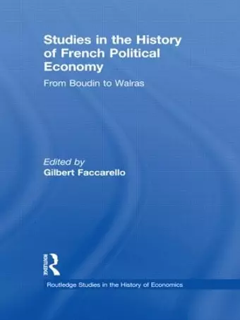 Studies in the History of French Political Economy cover