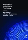 Biographical Dictionary of Psychology cover