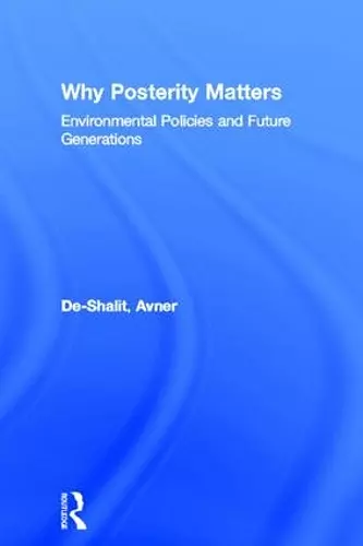 Why Posterity Matters cover