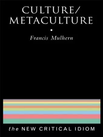 Culture/Metaculture cover