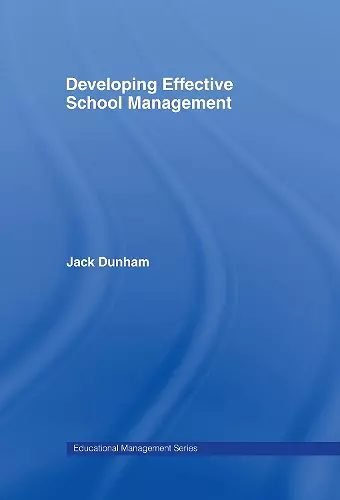 Developing Effective School Management cover