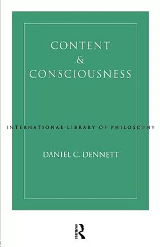 Content and Consciousness cover