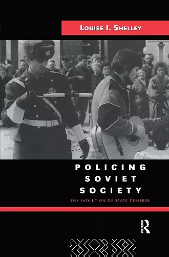 Policing Soviet Society cover