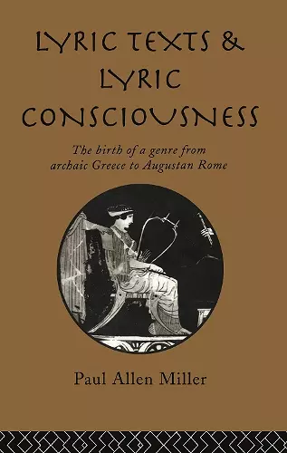 Lyric Texts and Lyric Consciousness cover