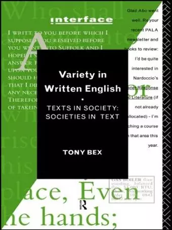 Variety in Written English cover