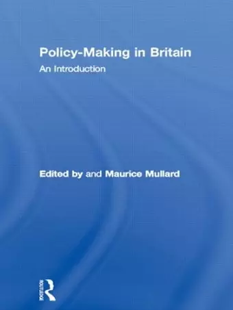 Policy-Making in Britain cover