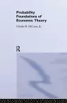 Probability Foundations of Economic Theory cover