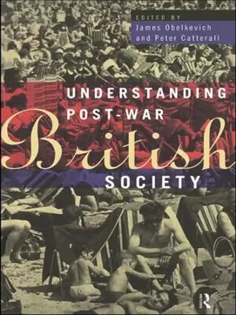 Understanding Post-War British Society cover