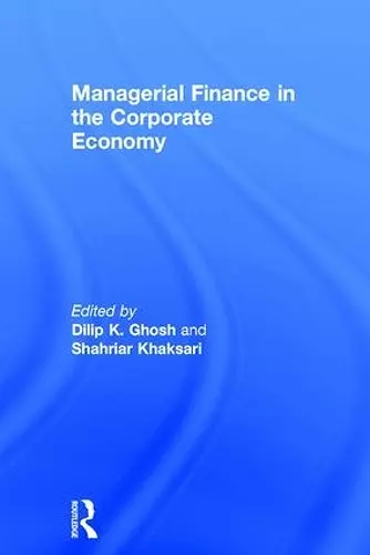 Managerial Finance in the Corporate Economy cover