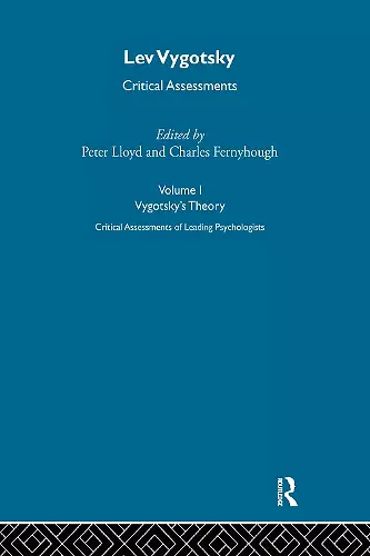 Lev Vygotsky cover