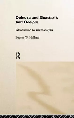 Deleuze and Guattari's Anti-Oedipus cover