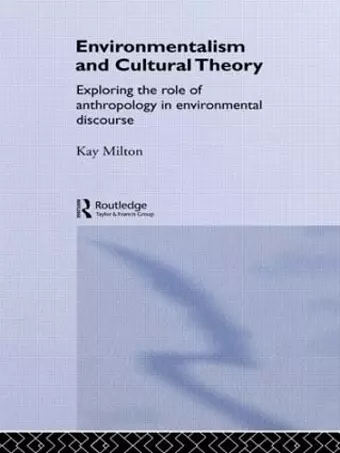 Environmentalism and Cultural Theory cover