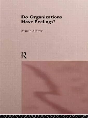 Do Organizations Have Feelings? cover