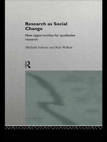 Research as Social Change cover