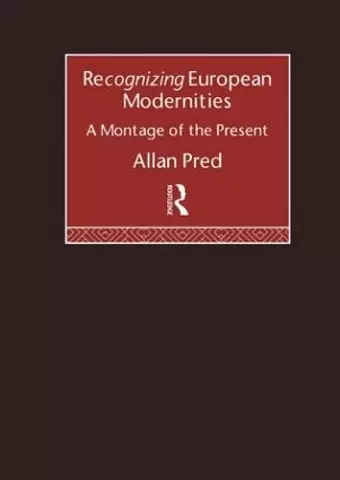 Recognising European Modernities cover