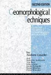 Geomorphological Techniques cover