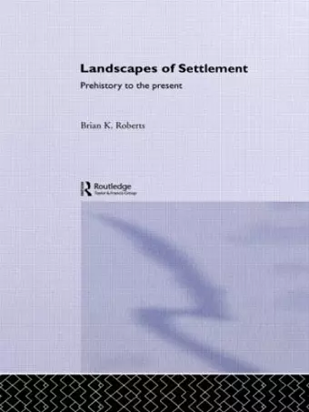 Landscapes of Settlement cover