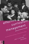 Effective Curriculum Management cover