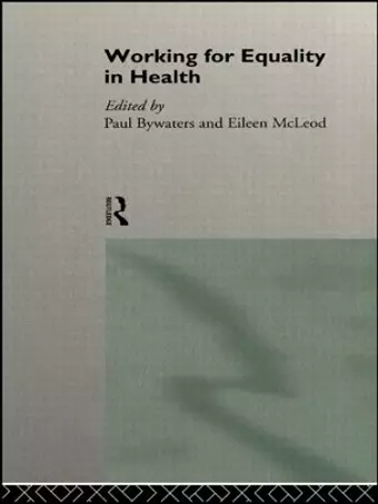 Working for Equality in Health cover