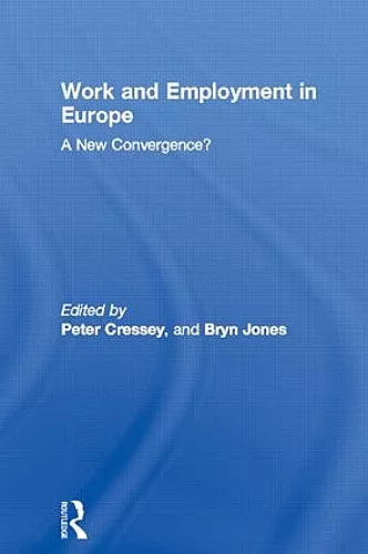 Work and Employment in Europe cover