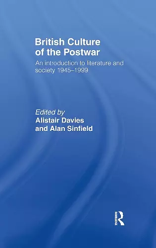 British Culture of the Post-War cover