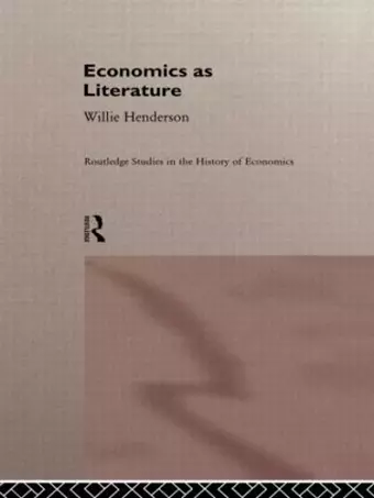 Economics as Literature cover