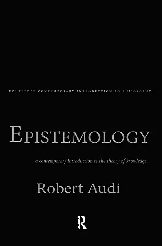 Epistemology cover