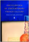 Encyclopedia of Contemporary French Culture cover