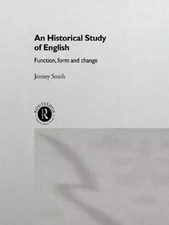 An Historical Study of English cover