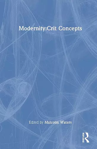 Modernity cover