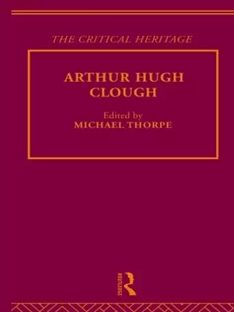 Arthur Hugh Clough cover