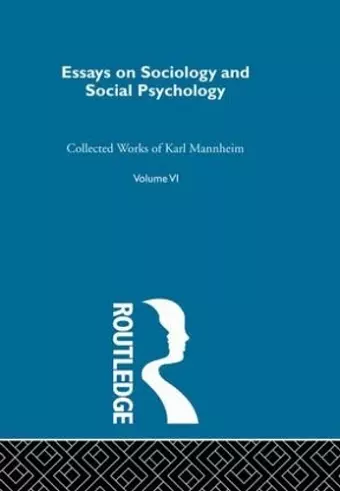 Essays Soc & Social Psych  V 6 cover