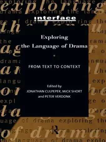 Exploring the Language of Drama cover